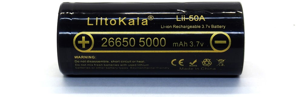 LiitoKala lii-50A lítium-ion akku