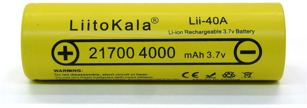 LiitoKala Lii-40A lítium-ion akku