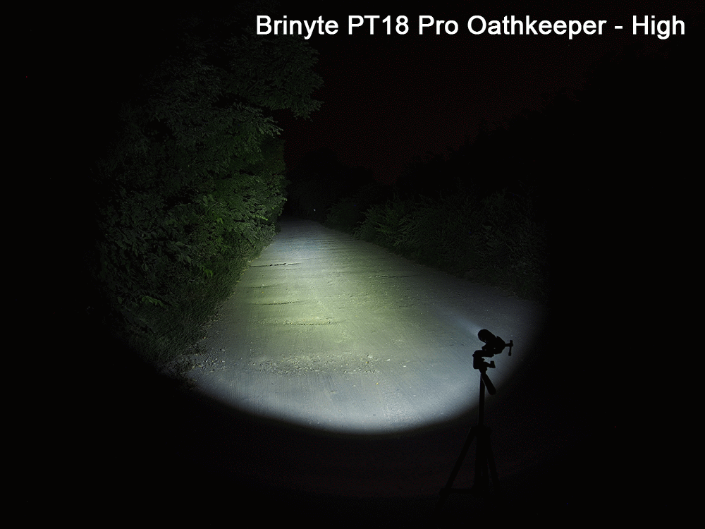 Brinyte PT18 Pro Oathkeeper fénye 100 méter