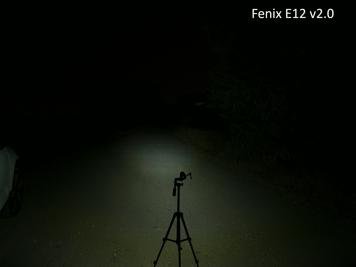 Fenix E12 v2.0 beamshot