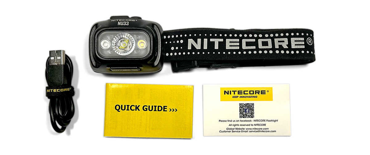 Nitecore NU33 tartozékok
