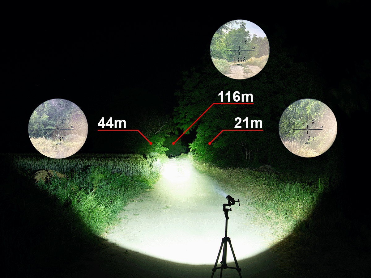 Nitecore NU33 beamshot